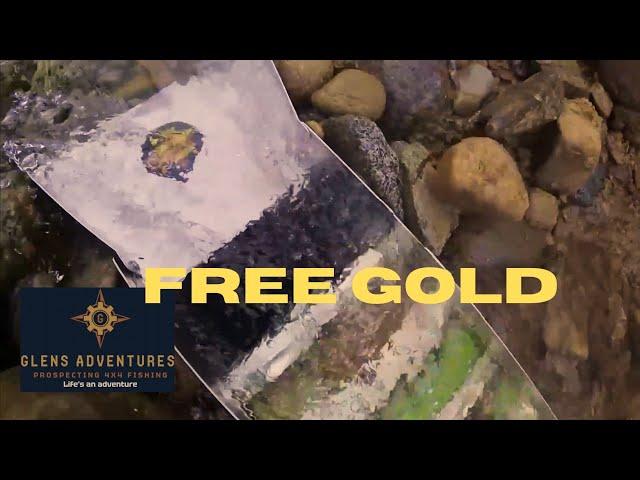 Free gold-Louis Creek fossicking area