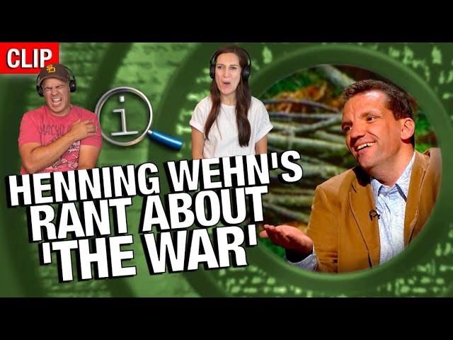 QI - Henning Wehn’s Rant About “The War” REACTION