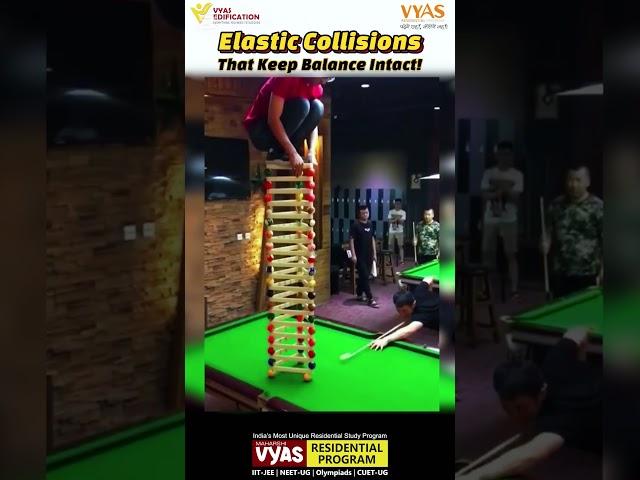 Elastic Collisions That Keep Balance Intact!