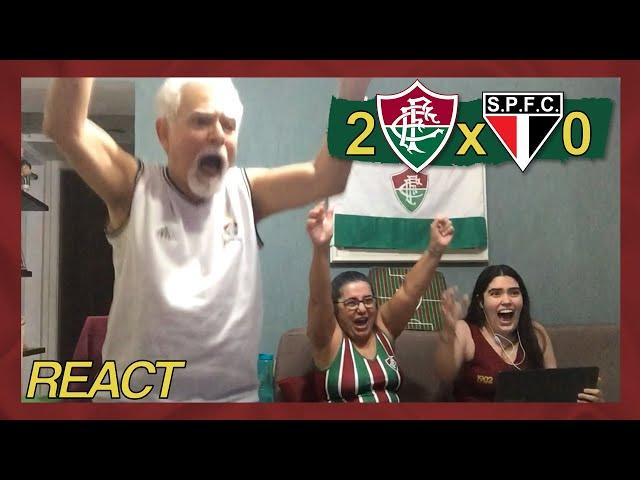 FAMÍLIA TRICOLOR REAGE A 2 FLUMINENSE X 0 SÃO PAULO- CAMPEONATO BRASILEIRO 2024