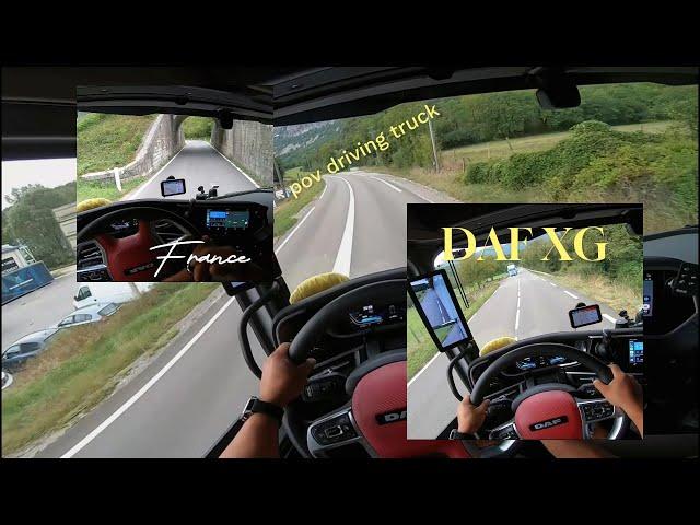 POV DRIVING TRUCK DAF XG  (Virieu-le-Grand - Saint-Rambert-en-Bugey -France) #povdriving #ets2