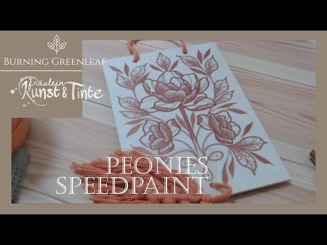 Pfingstrosen in Upcyclingversion || Fräulein Kunst & Tinte