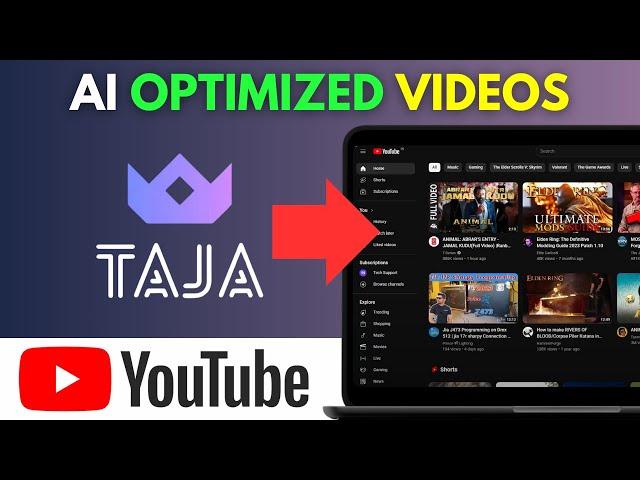 How to Use Taja Ai to Optimize YouTube Videos | Quick Guide! [2024]