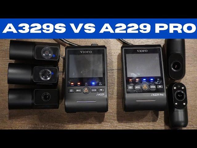 viofo a329s vs viofo a229 pro dash camera what is the difference?