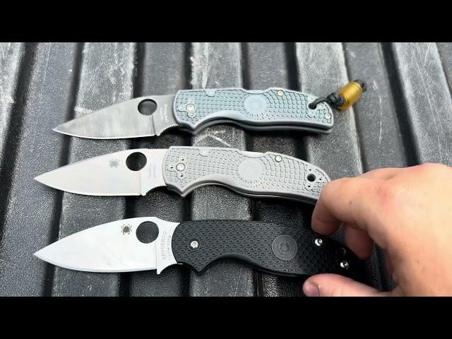 SPYDERCO SHOWDOWN WITH NICHOLA! Native 5 LW VS Sage 5 LW