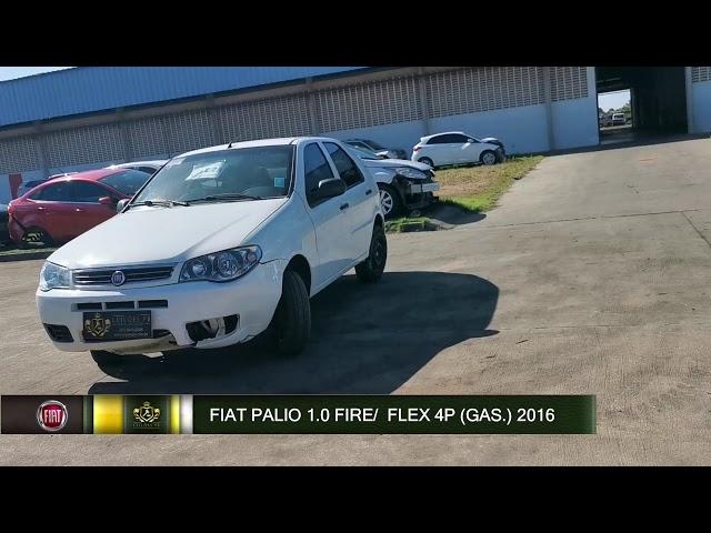 FIAT PALIO TROFEO 1.0 FIRE FLEX 4P (GAS.) 2016 - LEILÕES PB