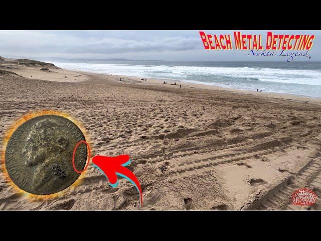 WAR Nickel Found! Beach Metal Detecting! Marina, California!