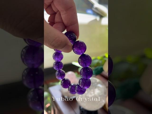 #紫水晶 #紫水晶手鏈 #紫水晶手珠  #御寶水晶玉器 #YubaoCrystal #amethyst