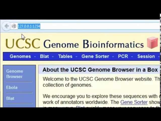 Genome Browser In A Box