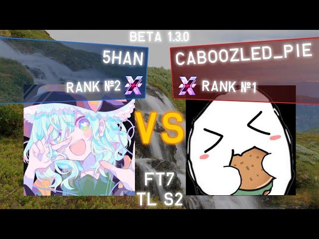 TETR.IO - 5han (Rank #2) vs. Caboozled_Pie (Rank #1) - TETR.IO High Level Replays