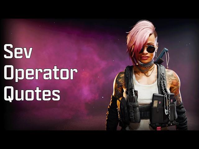 Black Ops 6 Zombies - Sev Operator Quotes