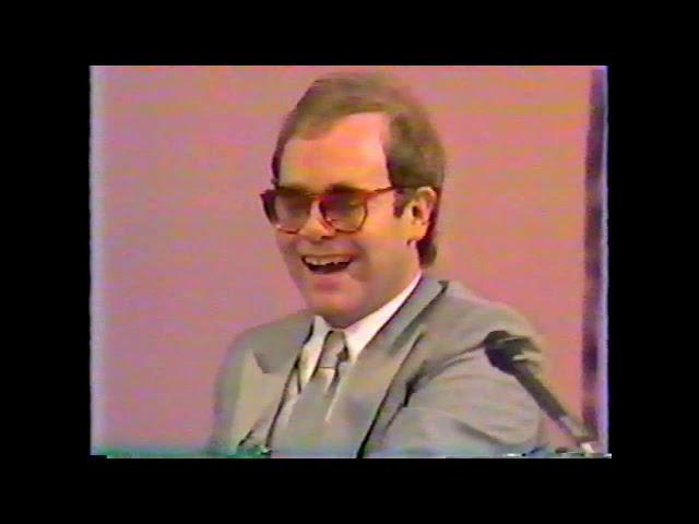 Elton John - The Fox Telepress Conference 1981