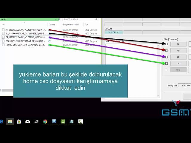 Samsung Cihazlara Yazılım Nasıl Yüklenir? (5 Files)