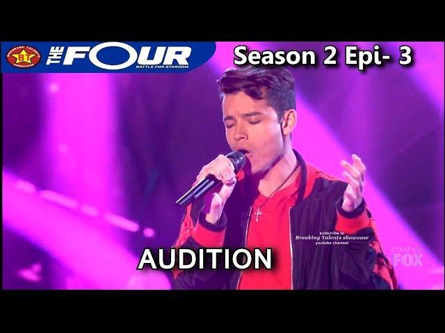 Christian Gonzalez sings “Bailando” 16 years old  Puerto Rico Audition The Four Season 2 Ep. 3 S2E3