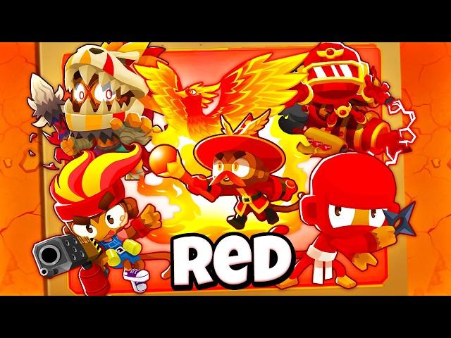 BTD 6 but we can only use RED Towers