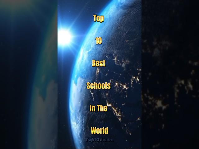 "World's Elite: Top 10 International Schools Redefining Education " #school #top10vision