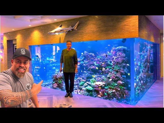 Inside the most EXPENSIVE Home Aquarium In the WORLD