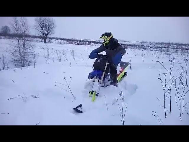 Мотоцикл на гусенице Yz 250f snowmoto.fun