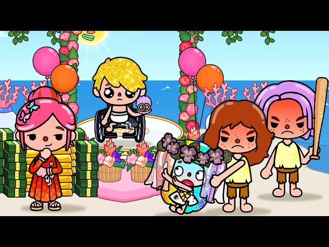 Poor Girl and Disabled Boy Get Married | Toca Life Story | Toca Boca