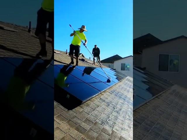 $275 in 14 minutes Cleaning Solar Panels
