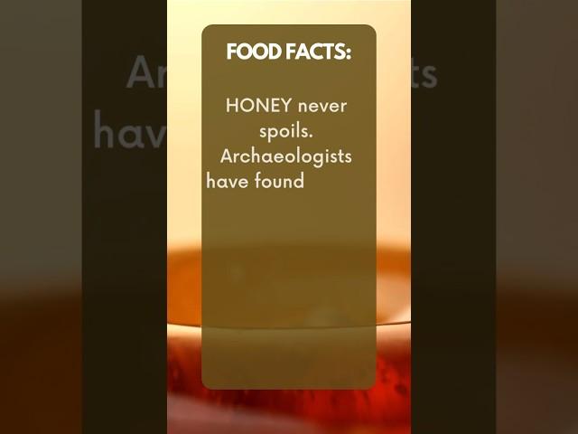 Did you know this crazy fact about HONEY? #shorts #honey #healthyfood #health