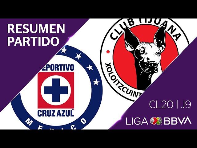 Resumen y Goles  | Cruz Azul vsTijuana | Jornada 9 - Clausura 2020  | Liga BBVA MX