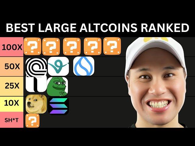 RANKING THE BEST LARGE CAP ALTCOINS FOR SUMMER 2O25 |  CRYPTO TIER LIST (EASY 10X OR MORE)!!