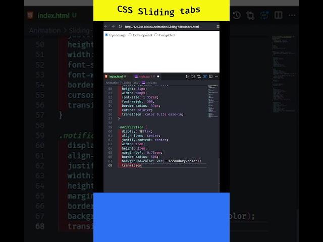 CSS Sliding Tabs  A Stylish and Interactive Navigation Solution