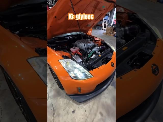 Hellcat Swapped 350Z  #dodge #srt #mopar #nissan #350z #shorts