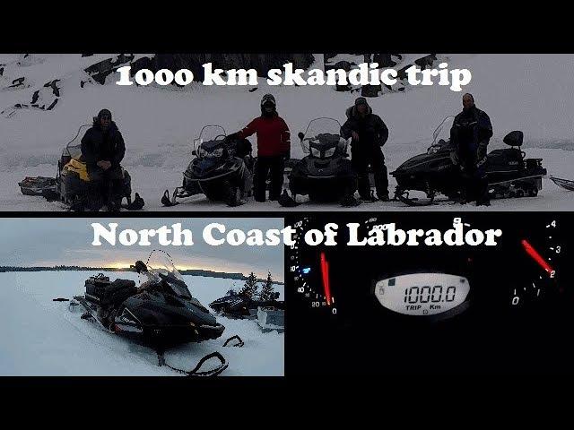 1000 km snowmobile trip on my Skandic SWT across Labrador (Canada)