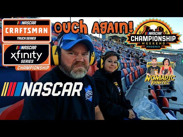 Phoenix Raceway Championship Camping Experience ~ I Got Hurt AGAIN!