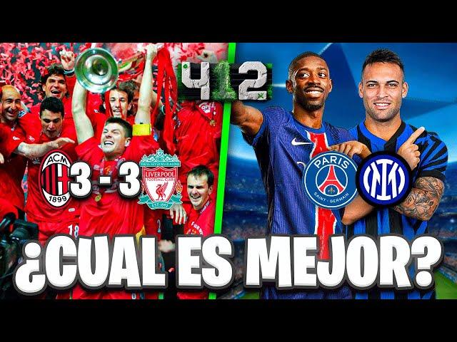 TODAS LAS FINALES DE CHAMPIONS LEAGUE DE LA HISTORIA - ¿CUAL ES LA MEJOR?