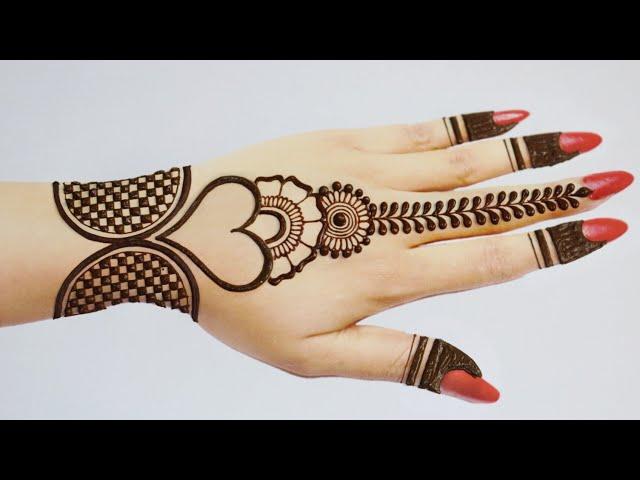 Backhand mehndi design simple arabic | latest mehndi designs |easy mehandi design |mehandi ka design