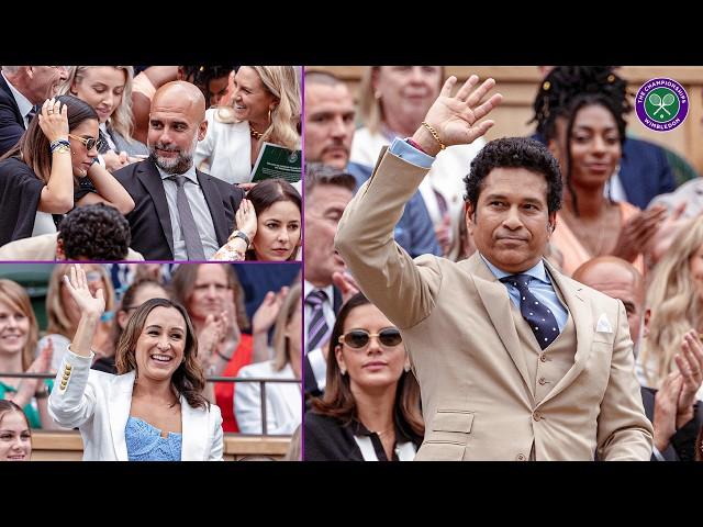 Tendulkar, Guardiola, Olympians and sporting stars welcomed into royal box | Wimbledon 2024