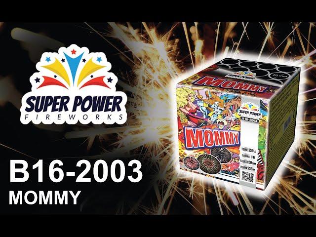 Wyrzutnia B16-2003 MOMMY - Fajerwerki - SUPER POWER