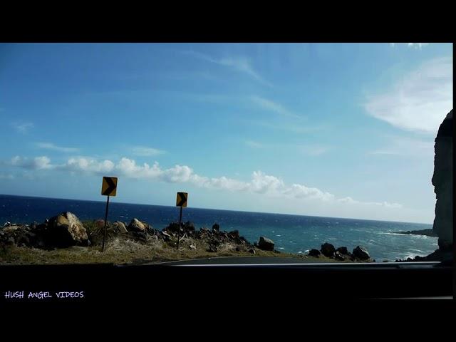 Driving on Piilani Highway Maui