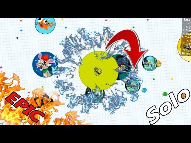 Agar.io - TEAM VS ME | SOLO Destroying Teams in Agar.io