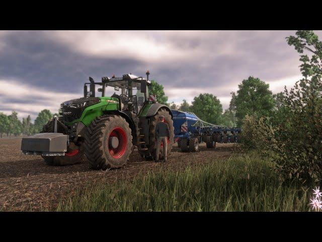 Farming Simulator 25 / Map Zielonka / FENDT 1050 sowing wheat