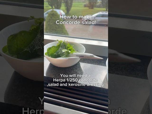 How to make Concorde salad!