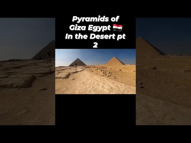 Pyramids of Giza Walk through Egypt 2024