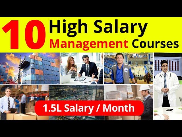 Top 10 High Salary Management Courses || Management Jobs In India, Canada, Dubai