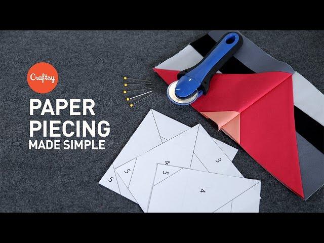 Paper piecing made simple | Quilting Tutorial with Angela Walters for Craftsy