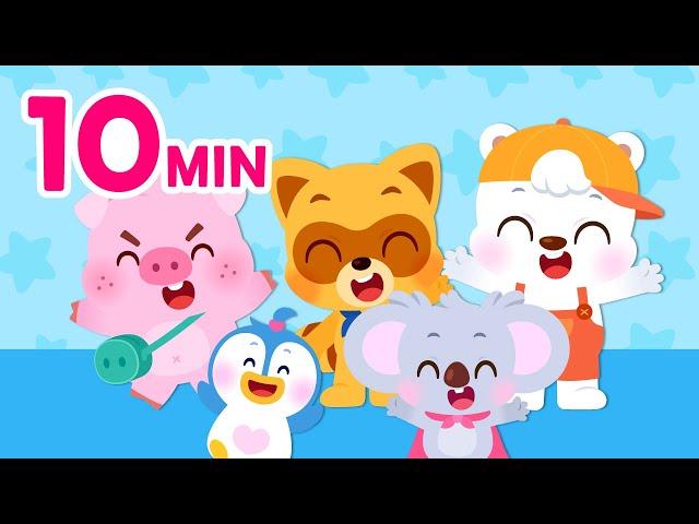 Lotty Friends Theme Song Compilation| 10min Compilation | For Kids | Lotty Friends