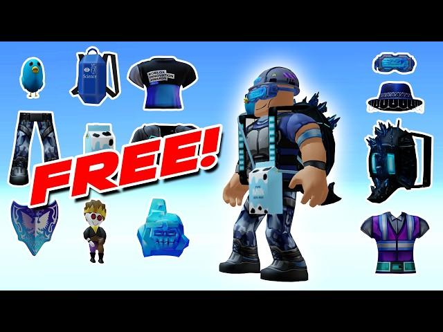 Grab These 20 FREE BLUE ROBLOX Items No Robux! [2025]