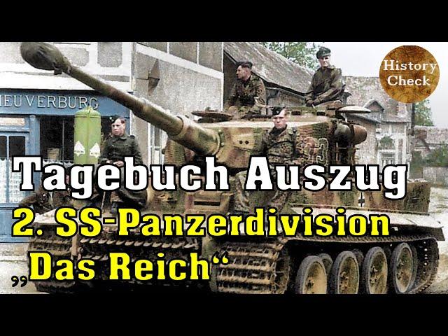 Tagebuch Auszug Hauptsturmführer Joachim Scholl  | 2. SS-Panzer Division "Das Reich"  | 1943-1944