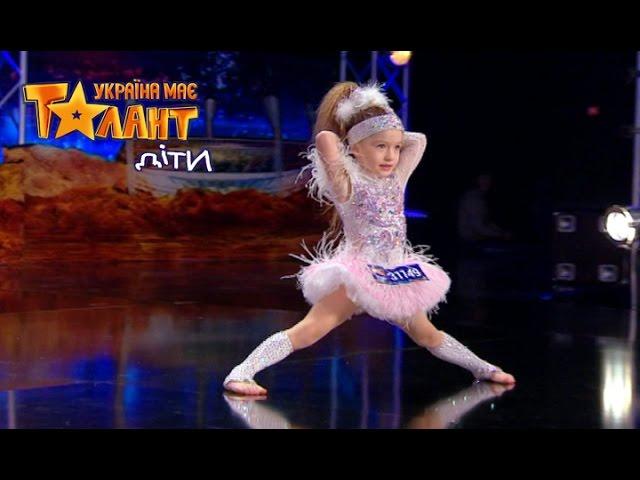 4 years old girl danced brilliantly on Ukraine's Got Talent