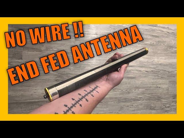 Revolutionary End-Fed Antenna: Build a Wire-Free Ham Radio Antenna with Faraday Tape!