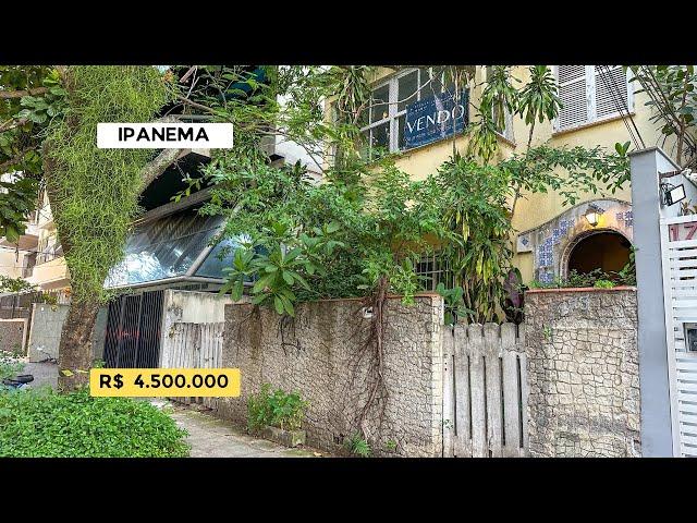 IPANEMA, CASA DE RUA À VENDA EM EXCELENTE LOCALIZAÇÃO EM IPANEMA - R$ 4.500.000,00