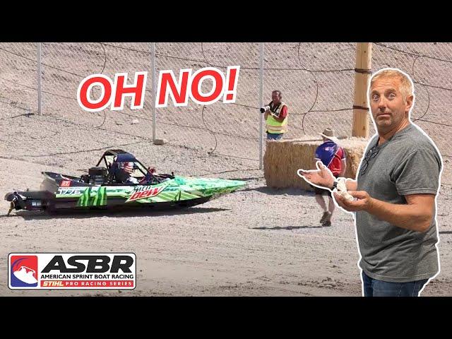 I Crashed Cleetus' Sprint Jet Boat !!