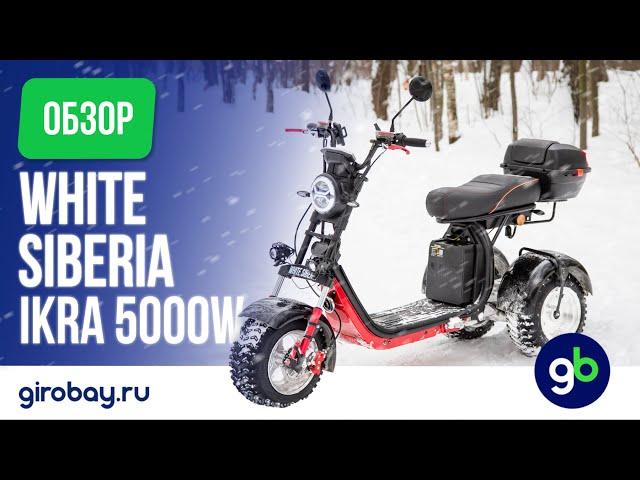 WHITE SIBERIA IKRA 5000W - ЛУЧШИЙ ТРЕХКОЛЕСНЫЙ СКУТЕР!